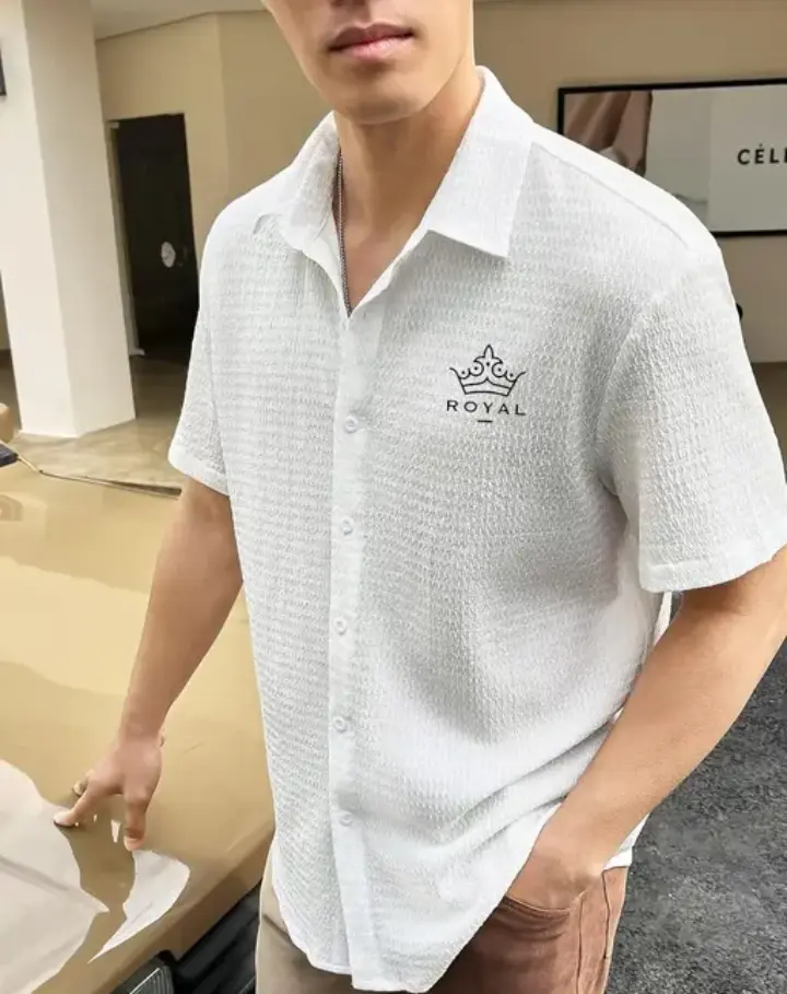 ROYAL New stylish plain shirt for men with new look. Get your shirt||